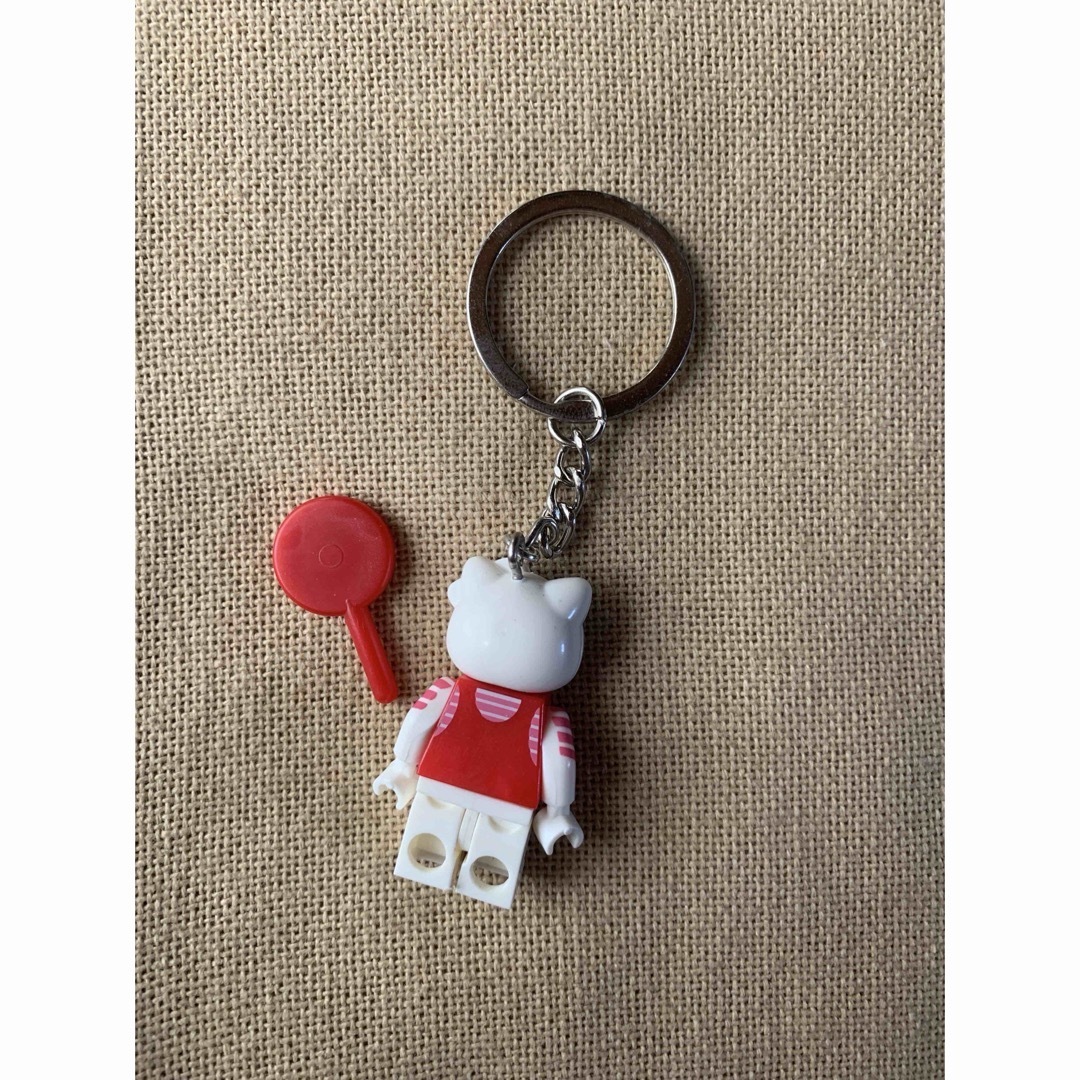 ハローキティ - 新品 LEGO風 テニス キティちゃん キーホルダー ハローキティ - 新品 LEGO風 テニス キティちゃん キーホルダー