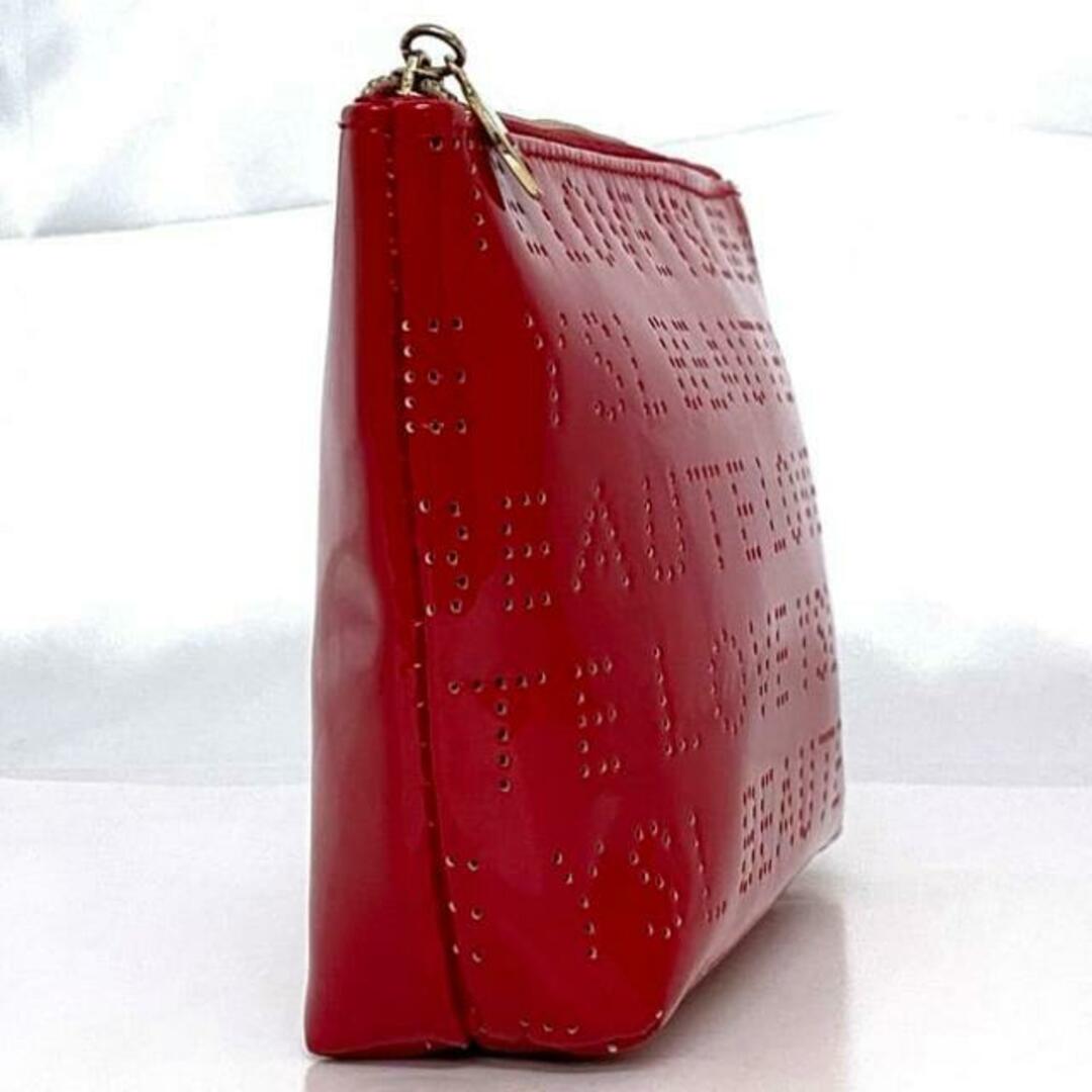 SAINT LAURENT - イヴサンローラン ポーチ レッド 小物入れ YSL SAINT LAURENT - イヴサンローラン ポーチ レッド 小物入れ YSL