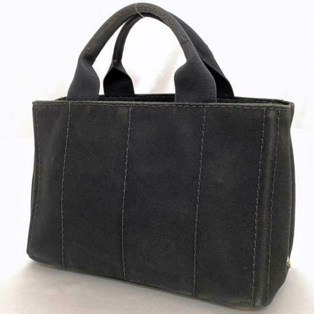 PRADA - プラダ トートバッグ ブラック カナパ 1BG439 美品 PRADA - プラダ トートバッグ ブラック カナパ 1BG439 美品