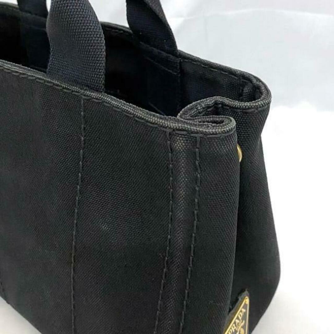 PRADA - プラダ トートバッグ ブラック カナパ 1BG439 美品 PRADA - プラダ トートバッグ ブラック カナパ 1BG439 美品