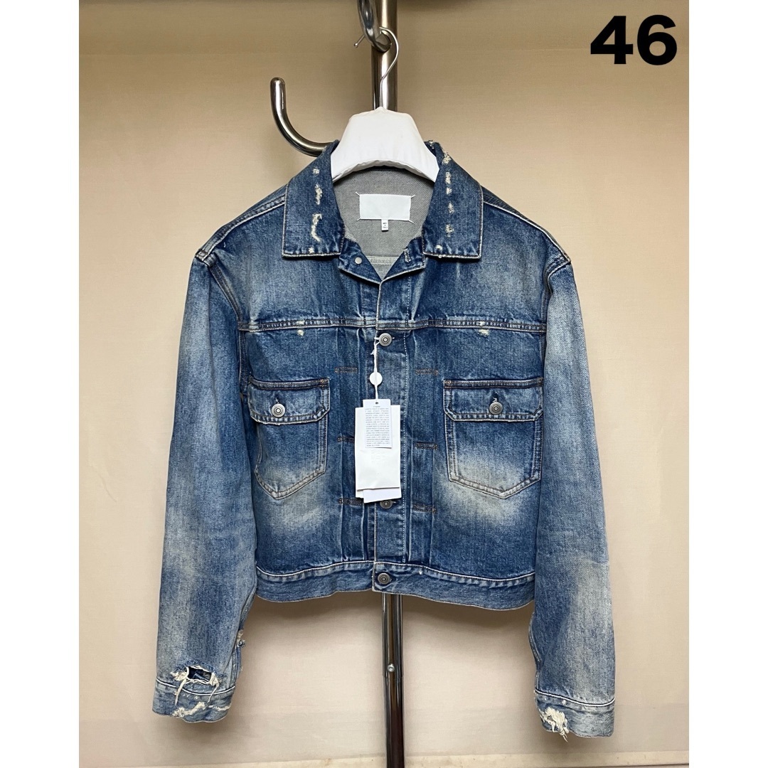 Maison Margiela（旧Maison Martin Margiela） - 新品 46 23aw マルジェラ クラッシュ加工デニムジャケット 6838