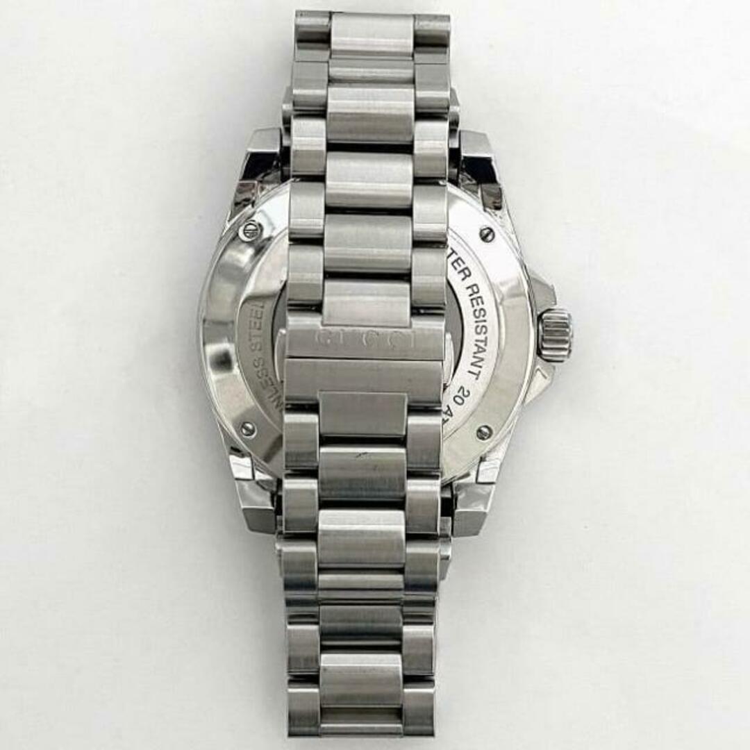 GUCCI - グッチ 腕時計 ダイブ ブラック シルバー DIVE YA136212 GUCCI - グッチ 腕時計 ダイブ ブラック シルバー DIVE YA136212