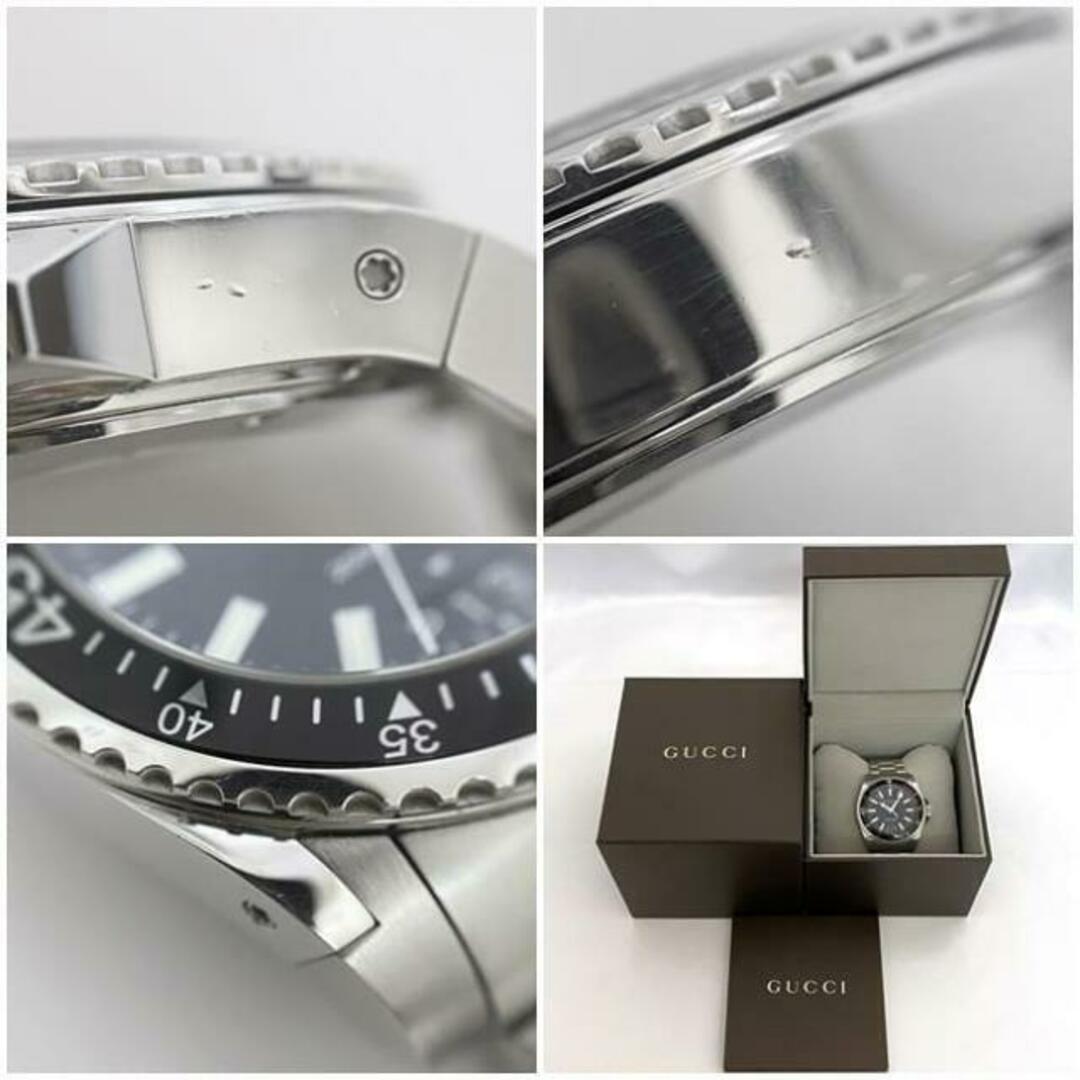 GUCCI - グッチ 腕時計 ダイブ ブラック シルバー DIVE YA136212 GUCCI - グッチ 腕時計 ダイブ ブラック シルバー DIVE YA136212