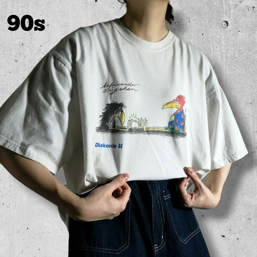 JERZEES - 90s ユーロヴィンテージ プリントTシャツ アニマル JERZEES - 90s ユーロヴィンテージ プリントTシャツ アニマル