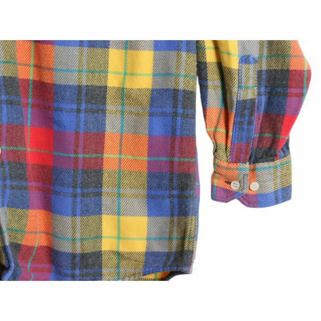 90s OLD GAP チェック ボタンダウン フランネル シャツ メンズ M 90s OLD GAP チェック ボタンダウン フランネル シャツ メンズ M