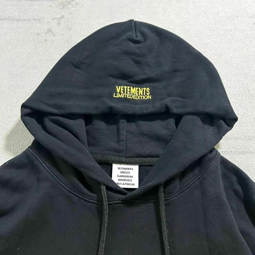 VETEMENTS - 超美品 21SS VETEMENTS 名作 WORLD TOUR パーカー M VETEMENTS - 超美品 21SS VETEMENTS 名作 WORLD TOUR パーカー M