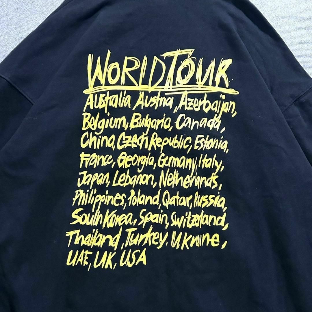 VETEMENTS - 超美品 21SS VETEMENTS 名作 WORLD TOUR パーカー M VETEMENTS - 超美品 21SS VETEMENTS 名作 WORLD TOUR パーカー M