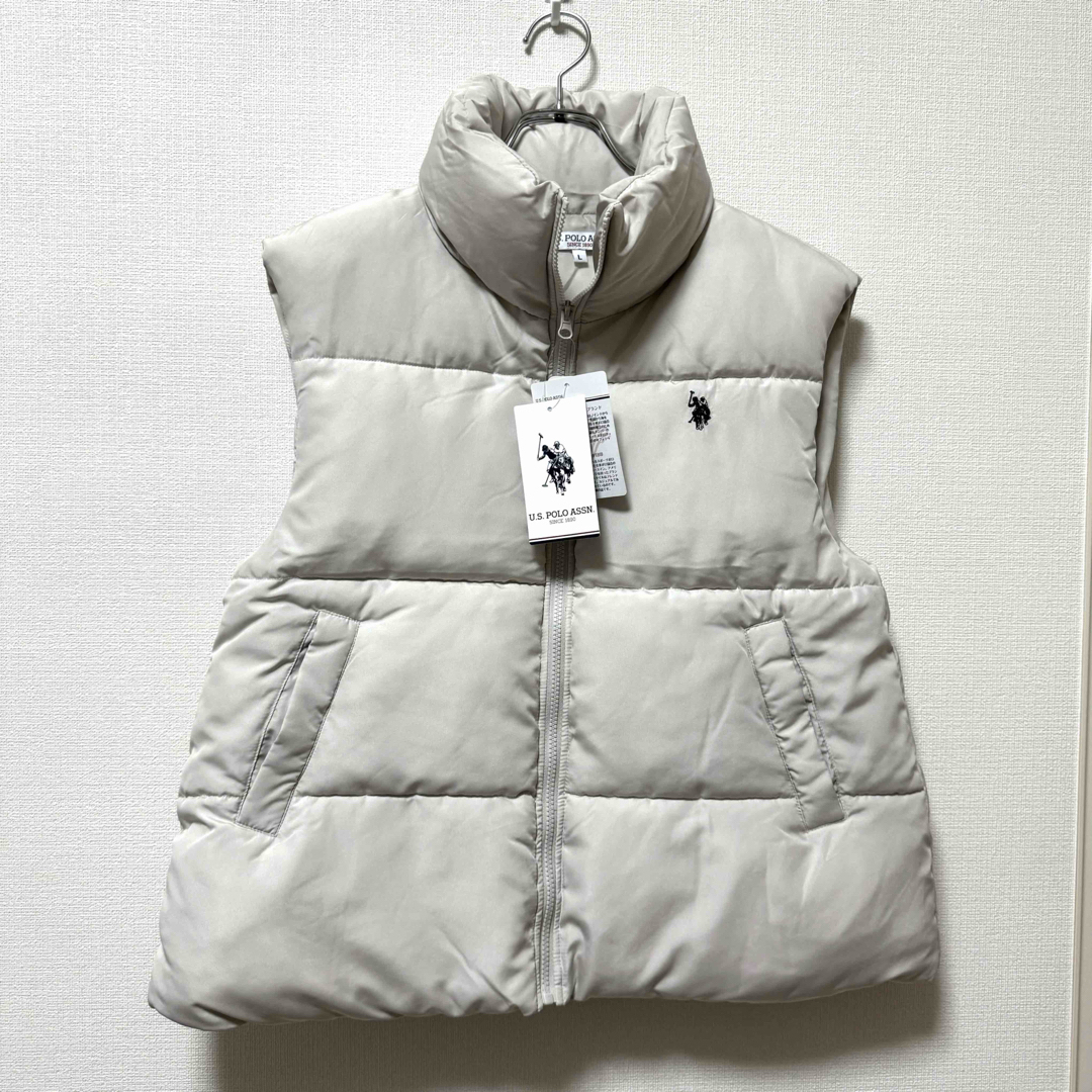 大人気新品 U.S. POLO ポロアッスンならラクマ shop|ユーエス aL,s a h by ホワイト(L)の通販 ASSN.ダウンベスト 【新品】U.S.POLO - ASSN. ジャケット・アウター