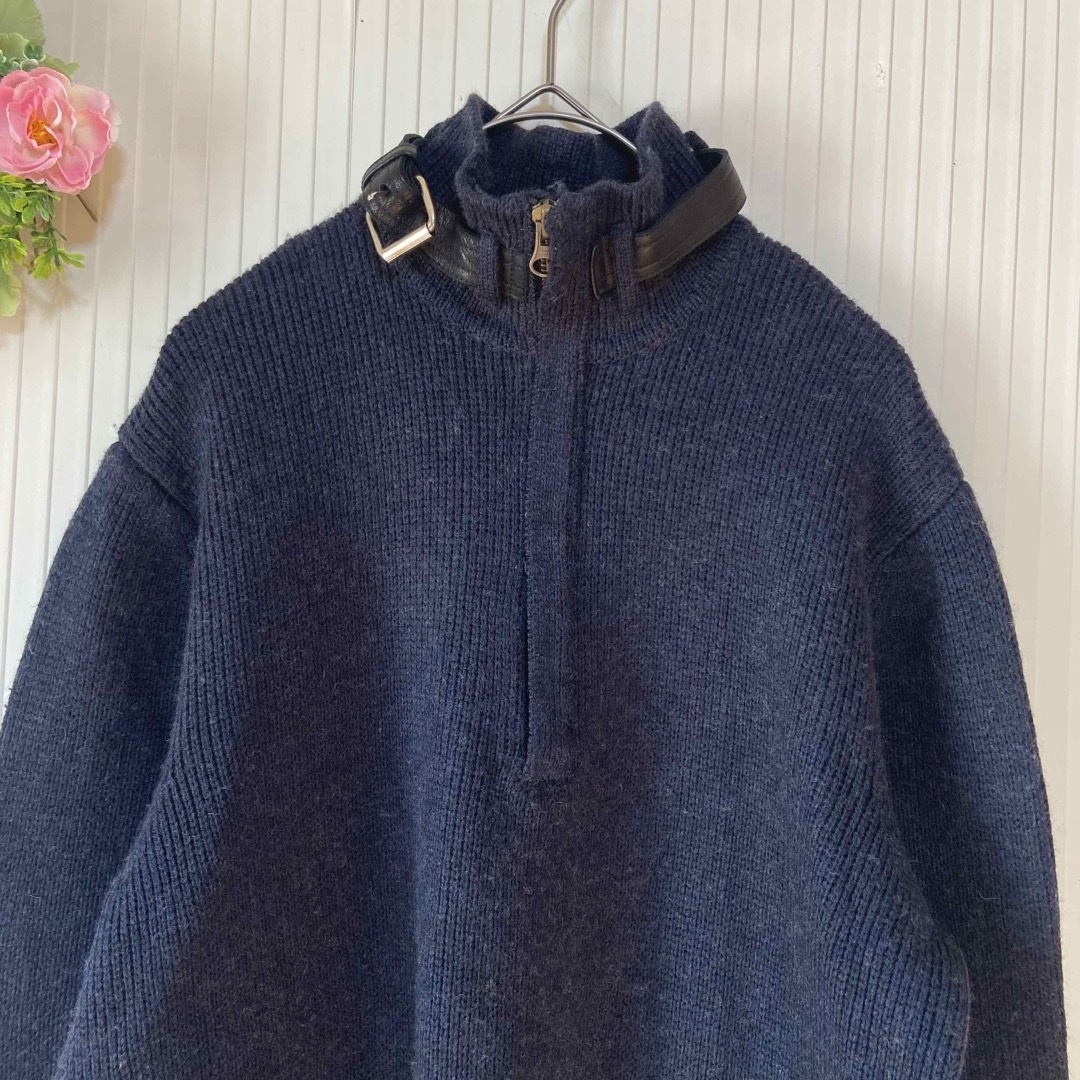 John Varvatos - 【ジョンバルベイトス】 ベルテッドセーター (M John Varvatos - 【ジョンバルベイトス】 ベルテッドセーター (M