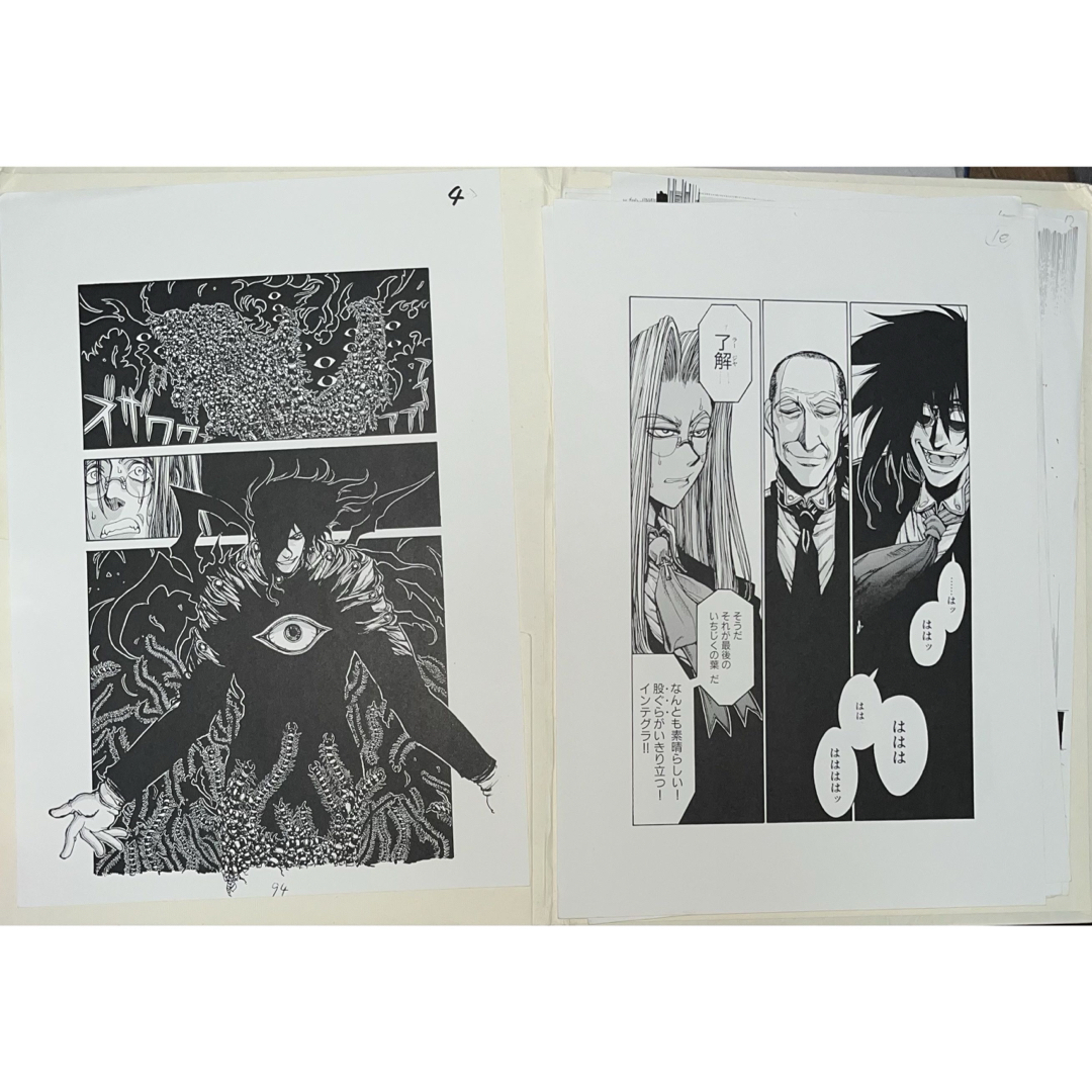 平野耕太 YOUNGKING OURS HELLSING 複製原画 セット ③の通販 by 平野耕太 YOUNGKING OURS HELLSING 複製原画 セット ③の通販 by