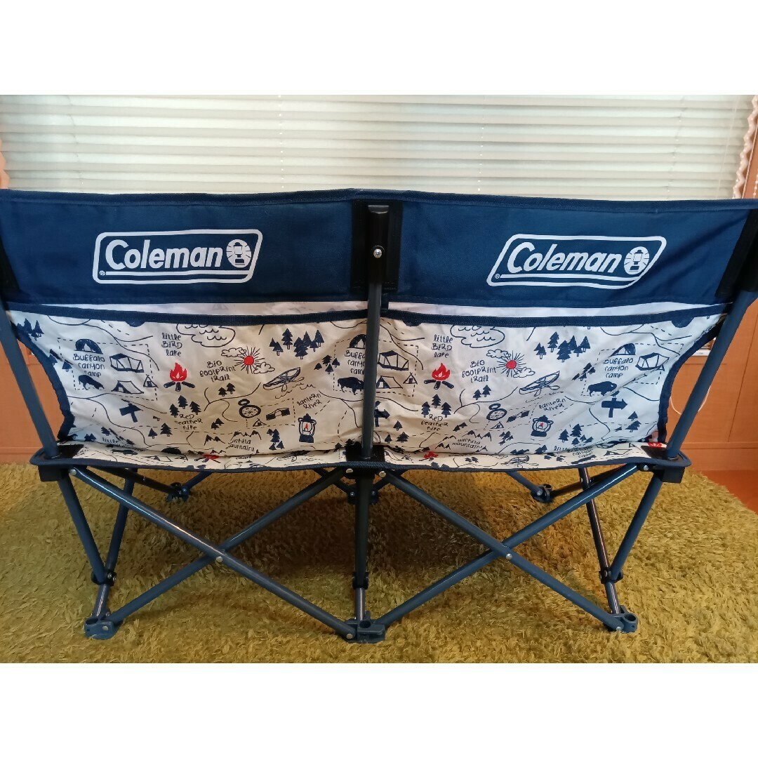 Coleman】ファンチェアダブル キャンプマップ Coleman】ファンチェアダブル キャンプマップ
