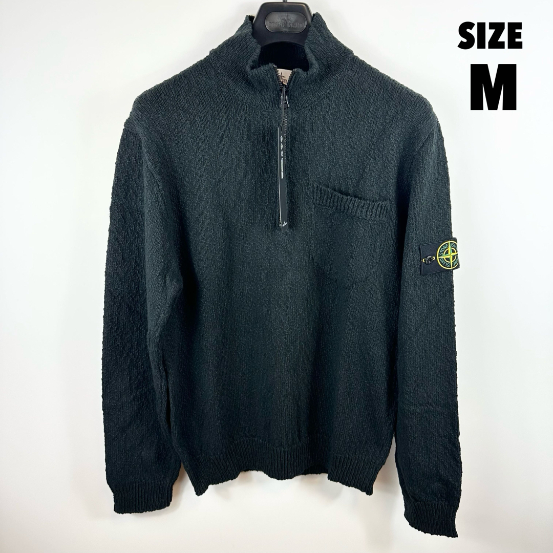 STONE ISLAND - 新品 stone island ハーフZIP ニット ストーン STONE ISLAND - 新品 stone island ハーフZIP ニット ストーン