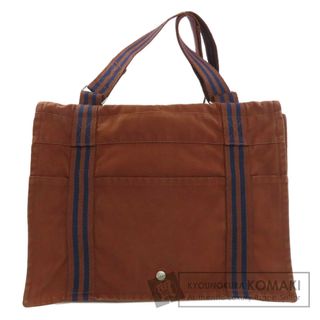 エルメス(HERMES)のHERMES サックフール・トゥバサス ショルダーバッグ キャンバス レディース(ショルダーバッグ)