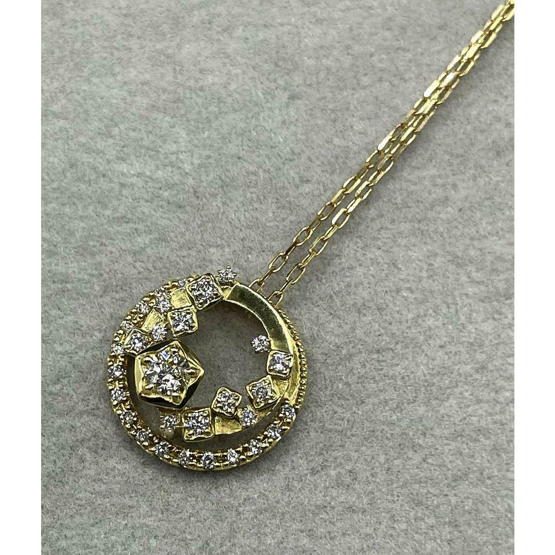 JQ30☆高級Wish Upon a Star 0.269ct K18ネックレス JQ30☆高級Wish Upon a Star 0.269ct K18ネックレス