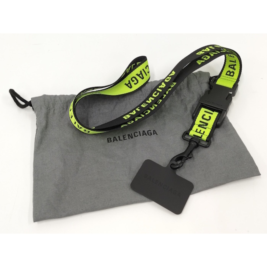 BALENCIAGA - BALENCIAGA ストラップ ライトグリーン ブラック BALENCIAGA - BALENCIAGA ストラップ ライトグリーン ブラック