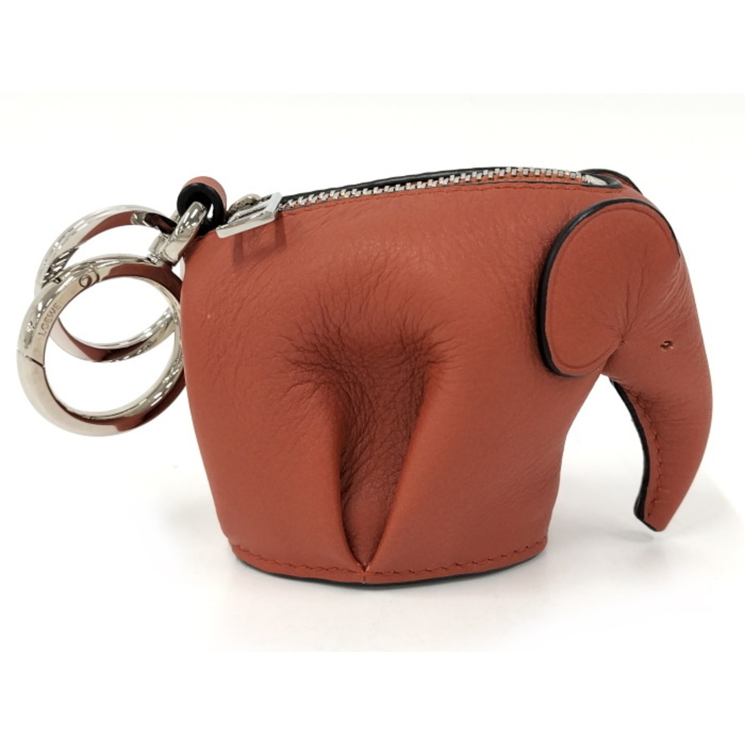 LOEWE - LOEWE エレファント チャーム コインケース レザー 赤 LOEWE - LOEWE エレファント チャーム コインケース レザー 赤
