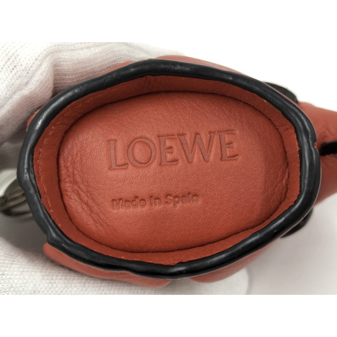 LOEWE - LOEWE エレファント チャーム コインケース レザー 赤 LOEWE - LOEWE エレファント チャーム コインケース レザー 赤