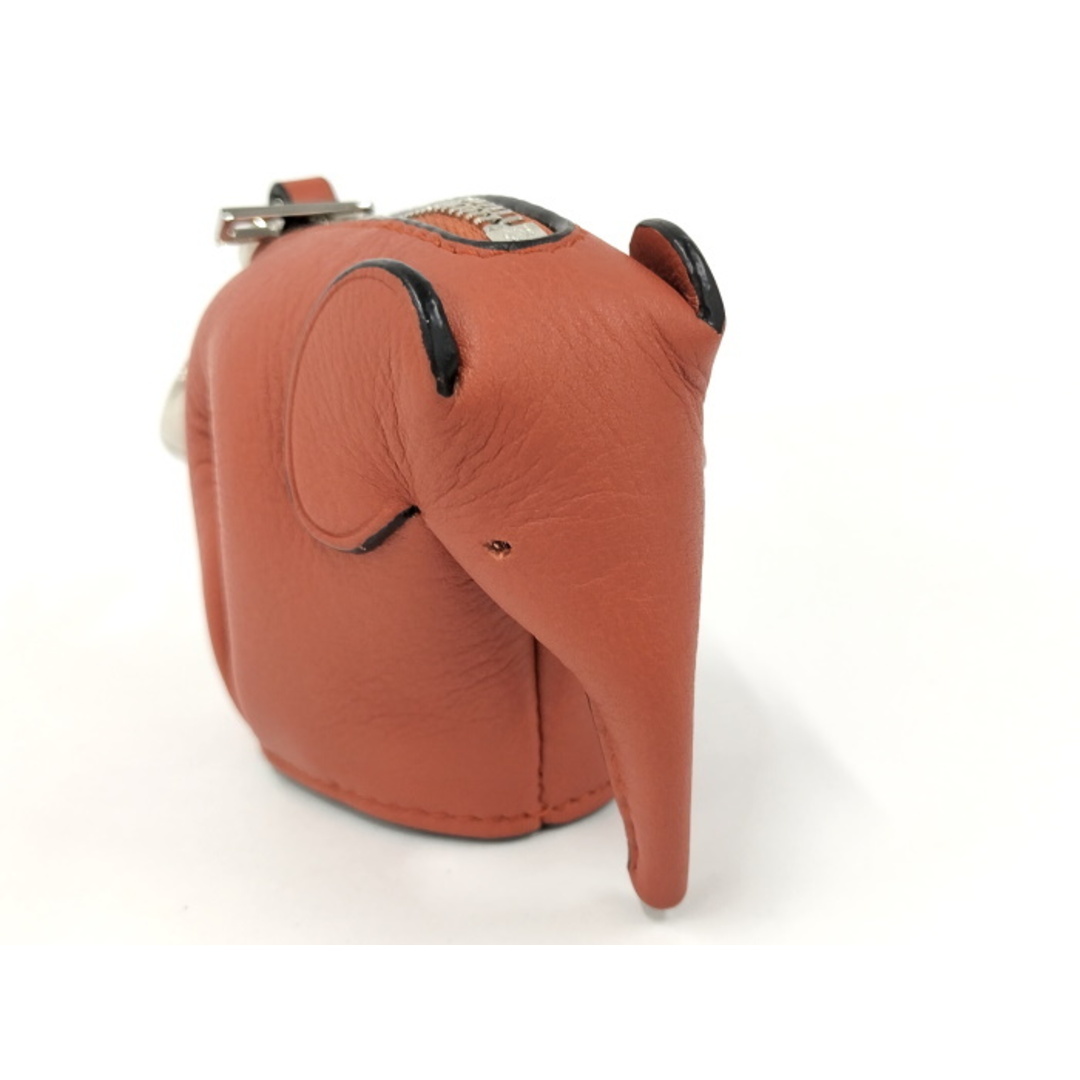 LOEWE - LOEWE エレファント チャーム コインケース レザー 赤 LOEWE - LOEWE エレファント チャーム コインケース レザー 赤