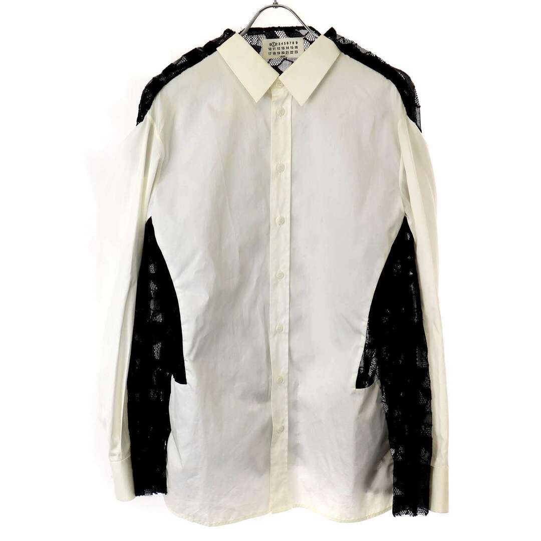 Maison Margiela（旧Maison Martin Margiela） - Maison Margiela1 メゾン マルジェラ 20SS スプライドレースシャツ S51DL0325 ホワイト ブラック 36