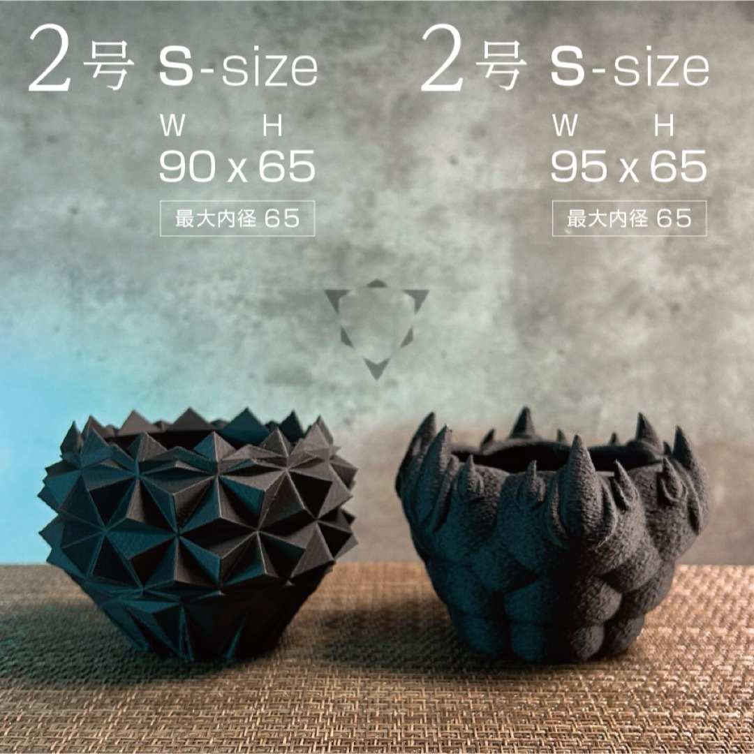 3Dプリンター鉢_M6HE_yawara_爪_sizeS 作家鉢 植木鉢の通販 by 3Dプリンター鉢_M6HE_yawara_爪_sizeS 作家鉢 植木鉢の通販 by