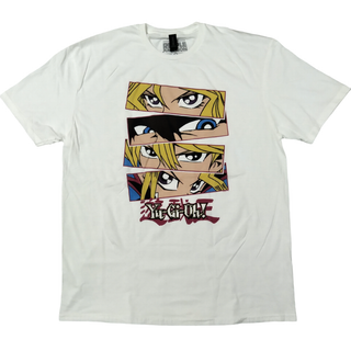 ユウギオウ(遊戯王)の遊戯王　Tシャツ　XLサイズ　白　アニメT　遊☆戯☆王　海外オフィシャル *(Tシャツ/カットソー(半袖/袖なし))