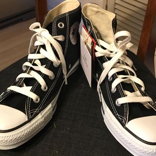 コンバース(CONVERSE)の新品未使用☆タグ付き！コンバースハイカット 黒(スニーカー)