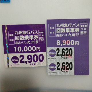 九州号回数券(鉄道乗車券)