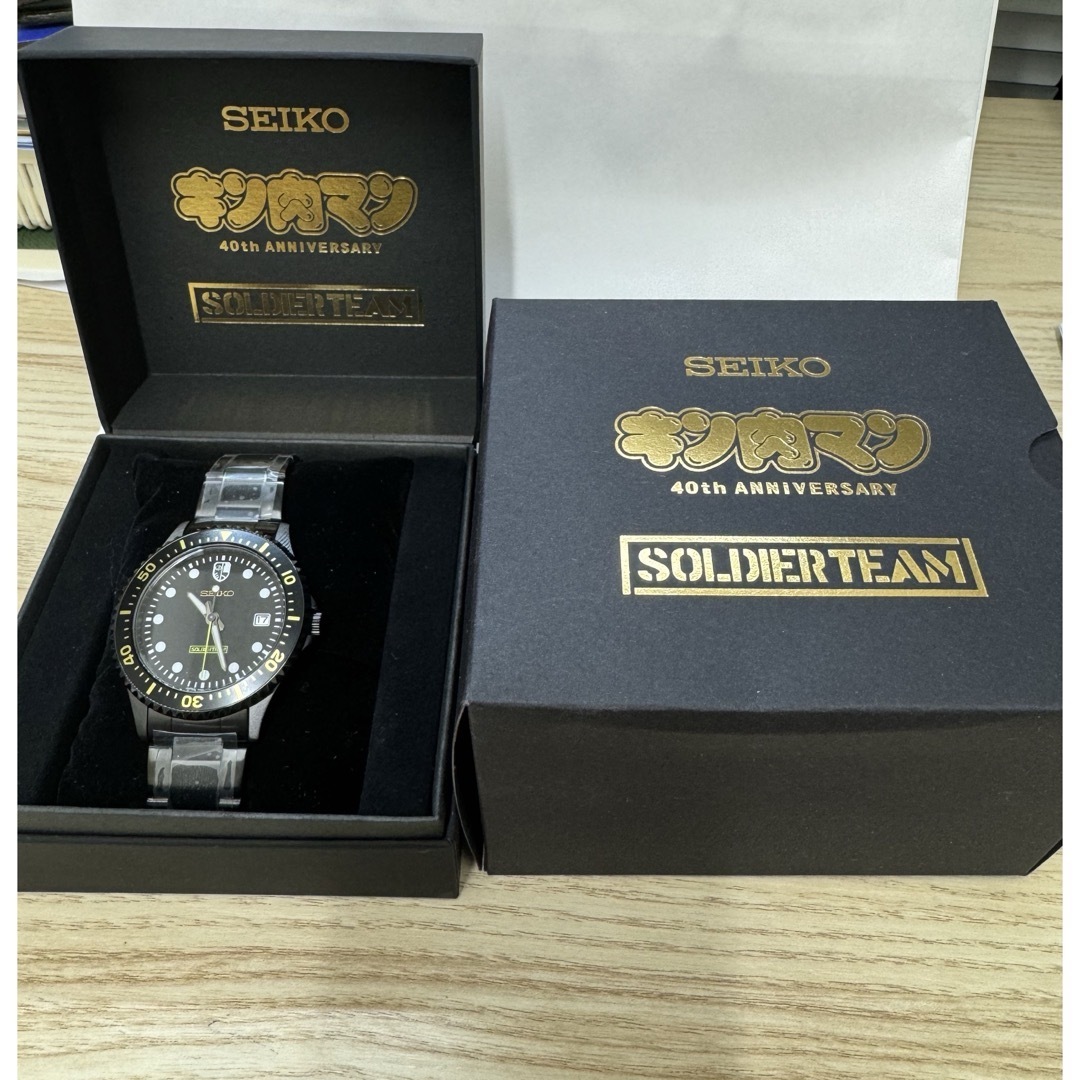 大人気新作 SEIKO shop|セイコーならラクマ せろちゃい's by ソルジャーチームの通販 キン肉マン40周年記念モデル腕時計SEIKO - 時計