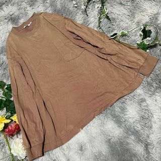 ユニクロ(UNIQLO)の【UNIQLO】ユニクロ　長袖　ロンT (M)(Tシャツ/カットソー(七分/長袖))