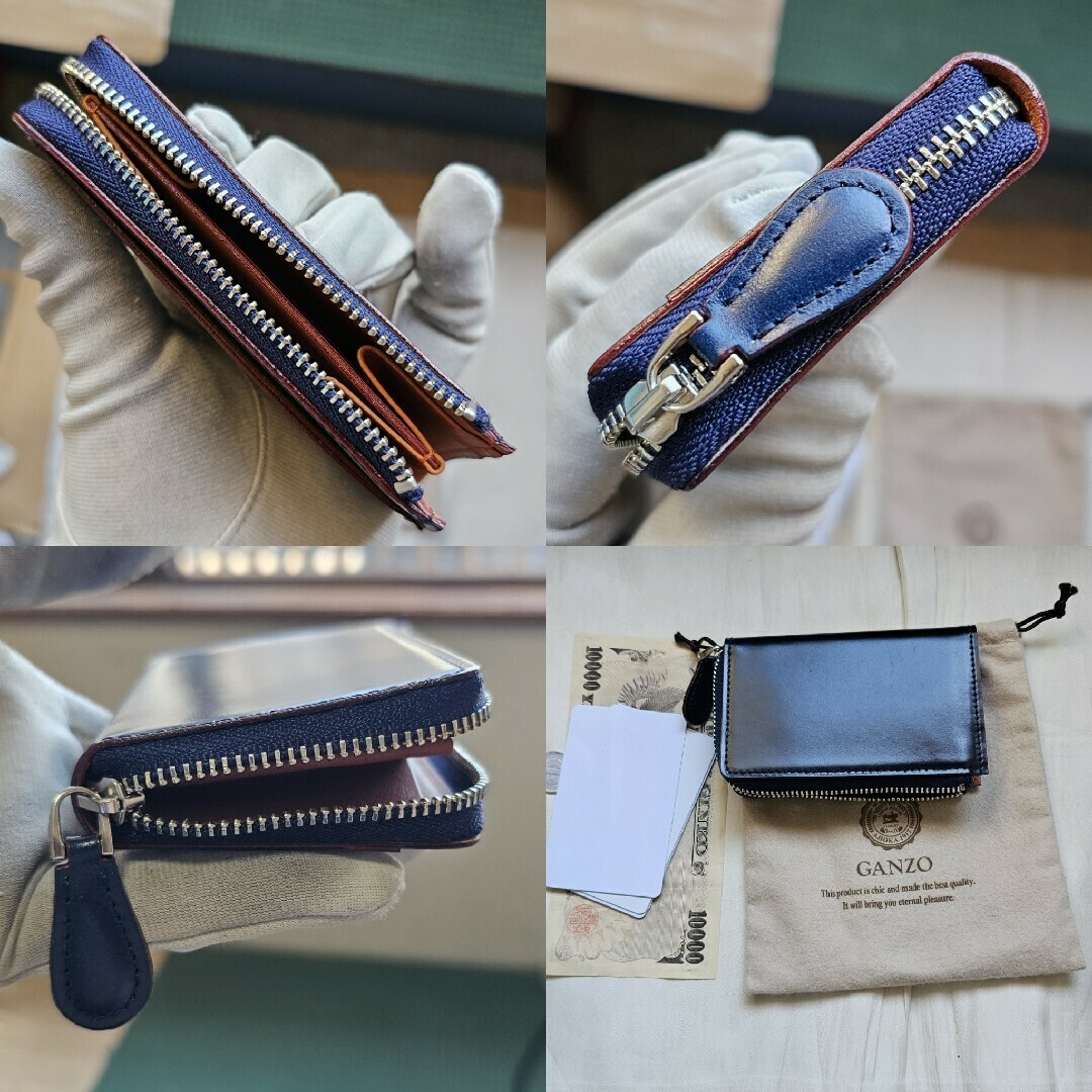 ガンゾ GANZO コードバン オーセンティック Lファスナー Cordovan ガンゾ GANZO コードバン オーセンティック Lファスナー Cordovan