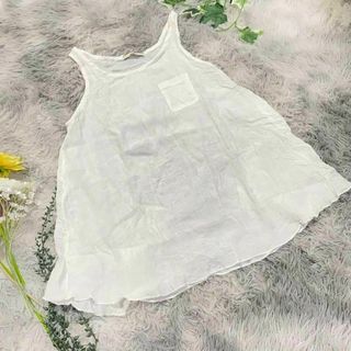 オリーブデオリーブ(OLIVEdesOLIVE)の【OLIVE des OLIVE】ノースリーブチュニック　タンクトップ　ワンピ(チュニック)