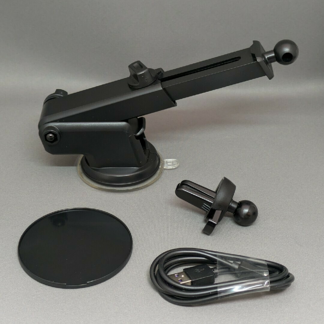 BMアクセラ 後期 マツコネ用スマホスタンド ワイヤレス充電器GY BMアクセラ 後期 マツコネ用スマホスタンド ワイヤレス充電器GY