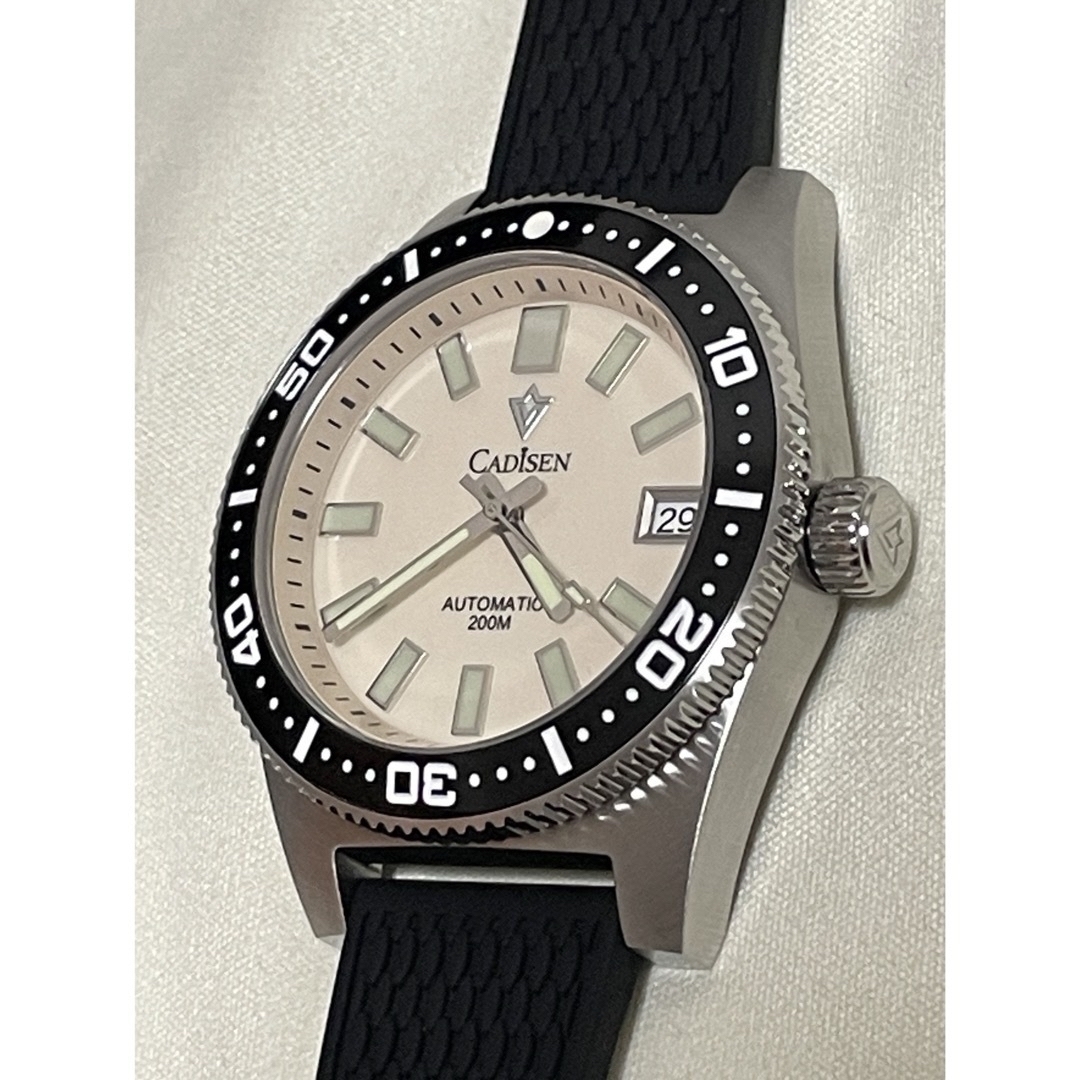 新品】Cadisen ダイバーズウォッチ 38mm nh35a 200m防水 時計 新品】Cadisen ダイバーズウォッチ 38mm nh35a 200m防水 時計