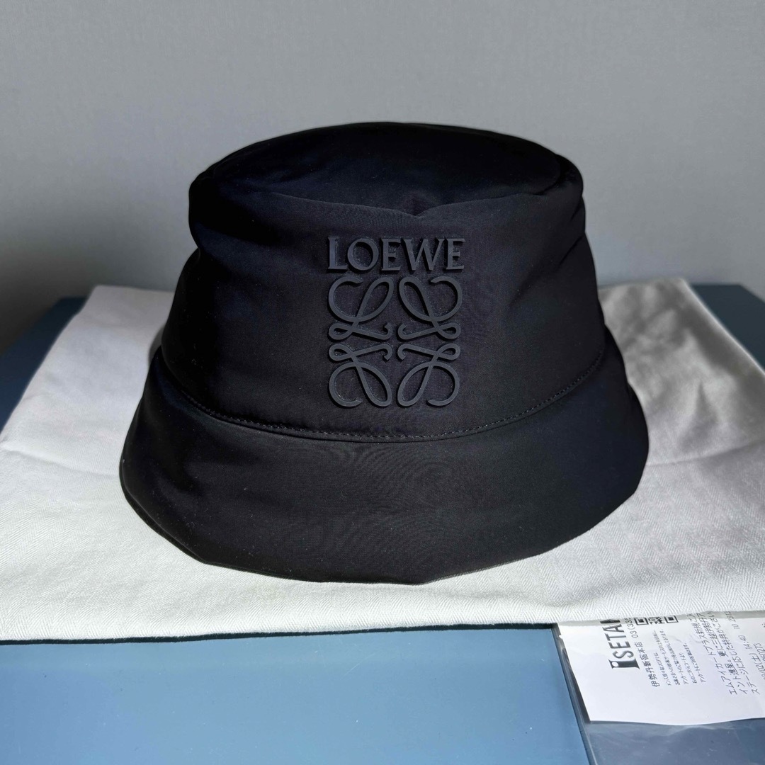 LOEWE - ロエベ バケットハット ハットの通販 by cozy''|ロエベ LOEWE - ロエベ バケットハット ハットの通販 by cozy''|ロエベ