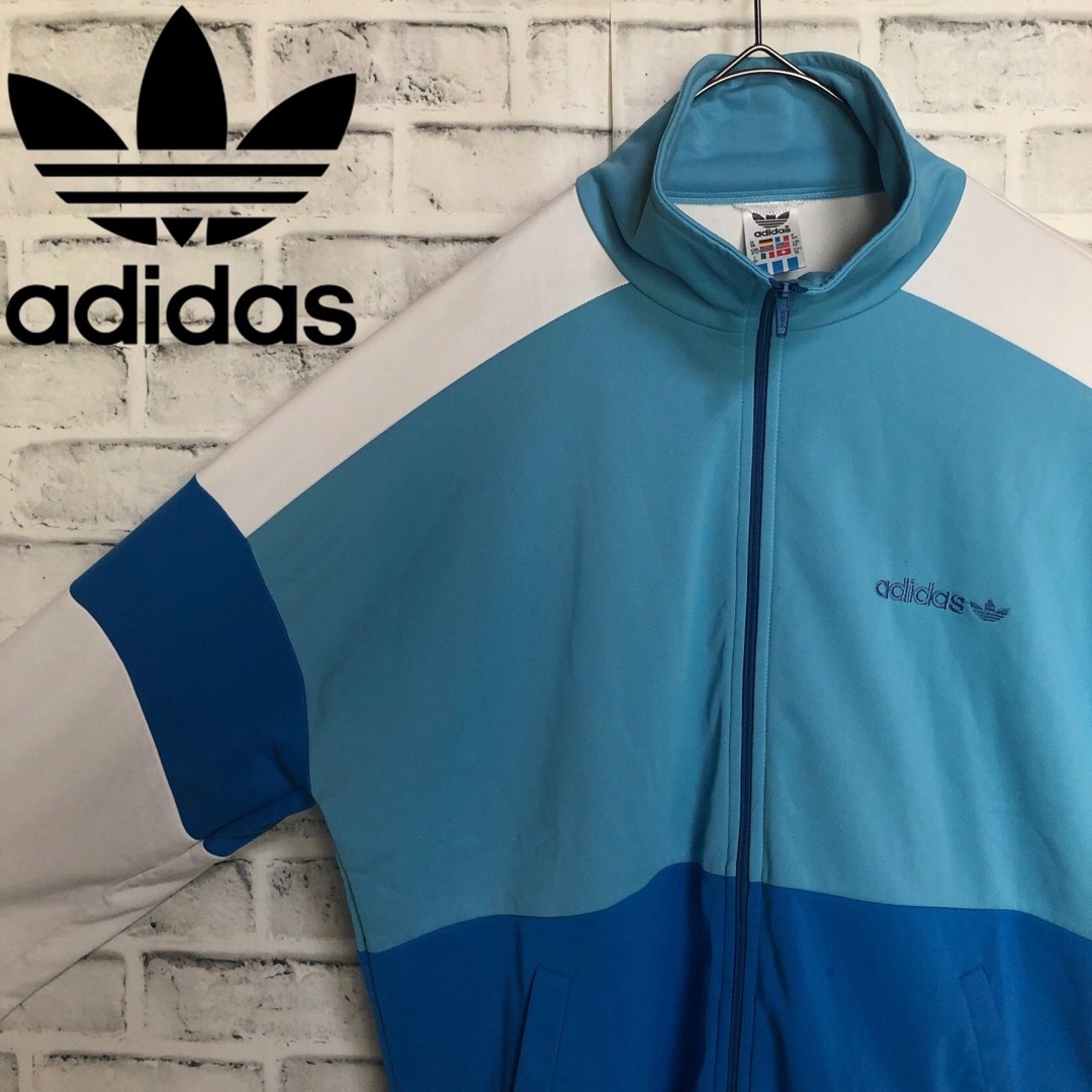 Originals(adidas) - 80s⭐️adidas トラックジャケットXL刺繍 Originals(adidas) - 80s⭐️adidas トラックジャケットXL刺繍