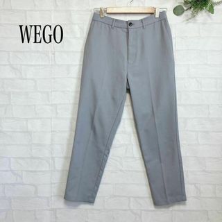 ウィゴー(WEGO)のウィゴー テーパードパンツ センタープレス オフィス きれいめ 無地 M グレー(カジュアルパンツ)