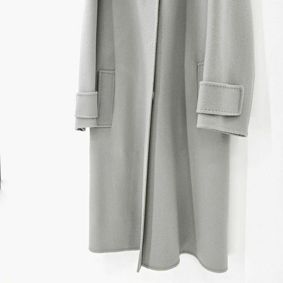FOXEY - 【新品同様】フォクシー ブルーグレー カシミヤ コート FOXEY - 【新品同様】フォクシー ブルーグレー カシミヤ コート