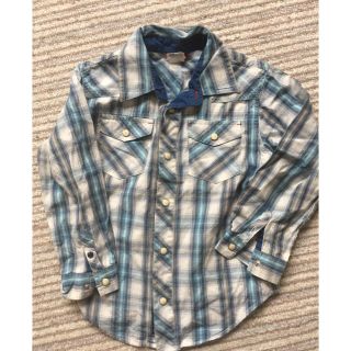 ギャップ(GAP)の春 GAP チェックシャツ 110センチ ★送料無料★(Tシャツ/カットソー)