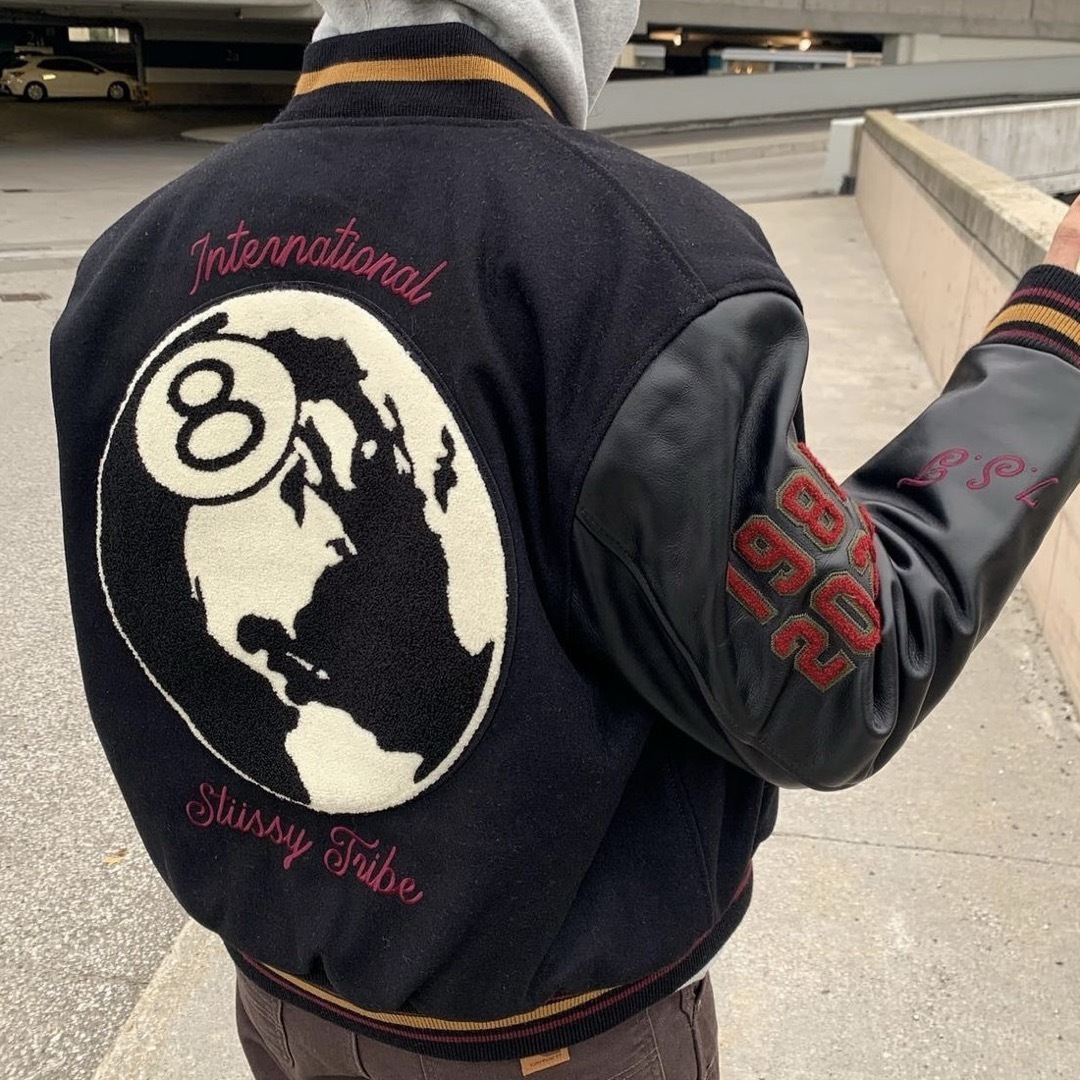 STUSSY - stussy 40th anniversary varsity jacketの通販 by KJ STUSSY - stussy 40th anniversary varsity jacketの通販 by KJ