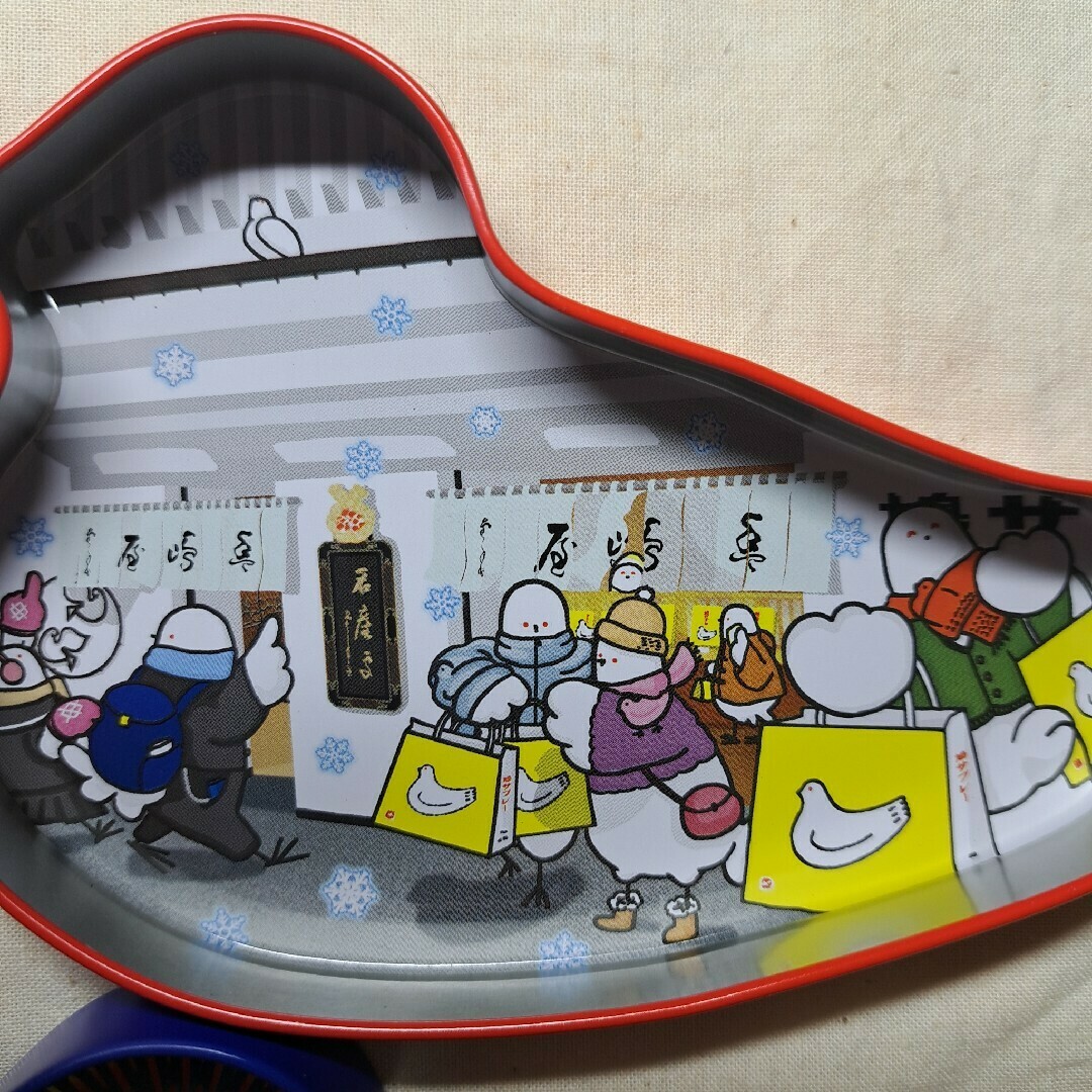 豊島屋 - 鳩サブレ 缶 豊島屋 130周年記念 はとの日 限定 土産 豊島屋 - 鳩サブレ 缶 豊島屋 130周年記念 はとの日 限定 土産
