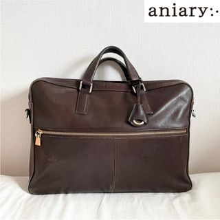 お値引中】aniary アニアリ ビジネスバッグ ブラウン お値引中】aniary アニアリ ビジネスバッグ ブラウン