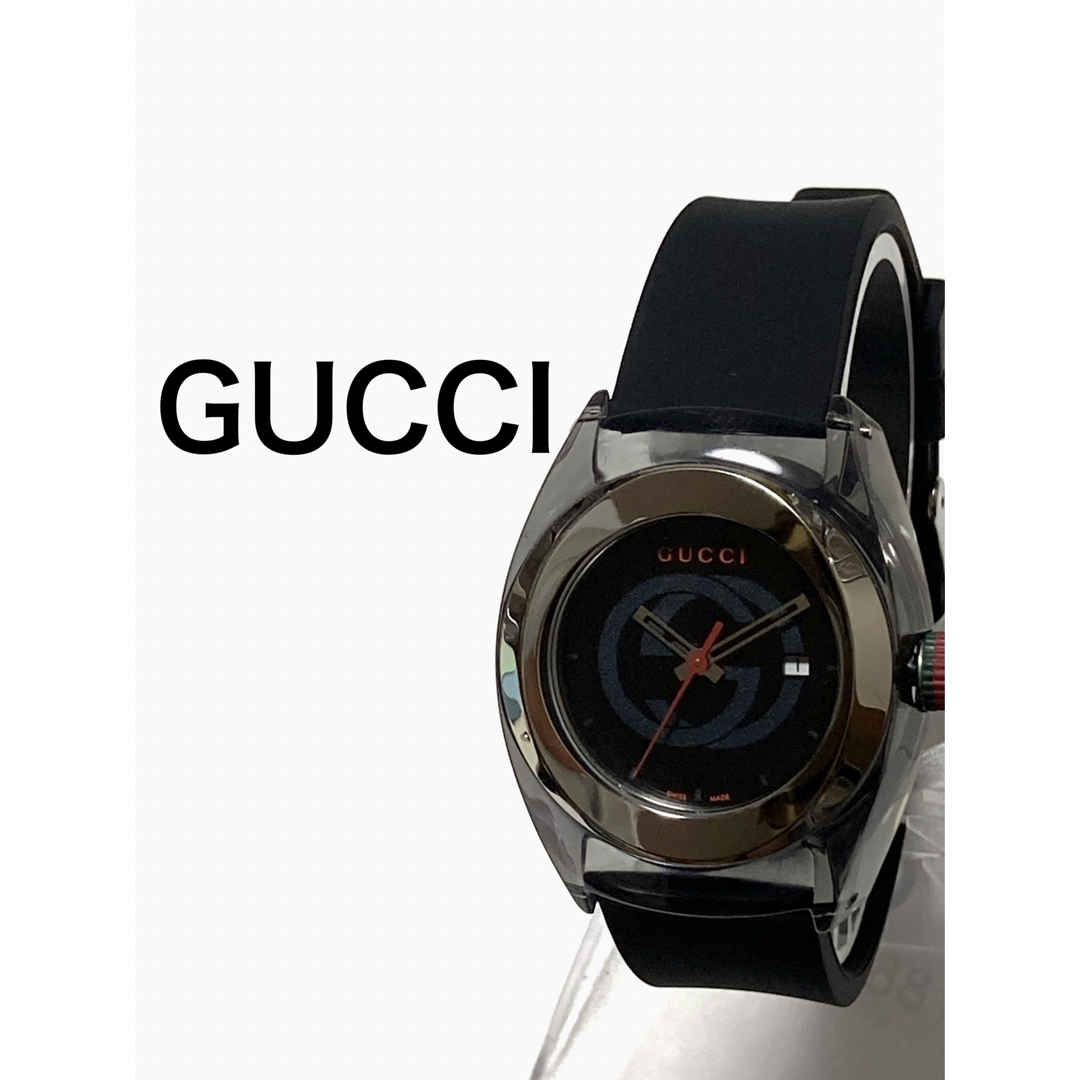 美品! GUCCI グッチ SYNC シンク ボーイズサイズ 男女兼用 腕時計 美品! GUCCI グッチ SYNC シンク ボーイズサイズ 男女兼用 腕時計