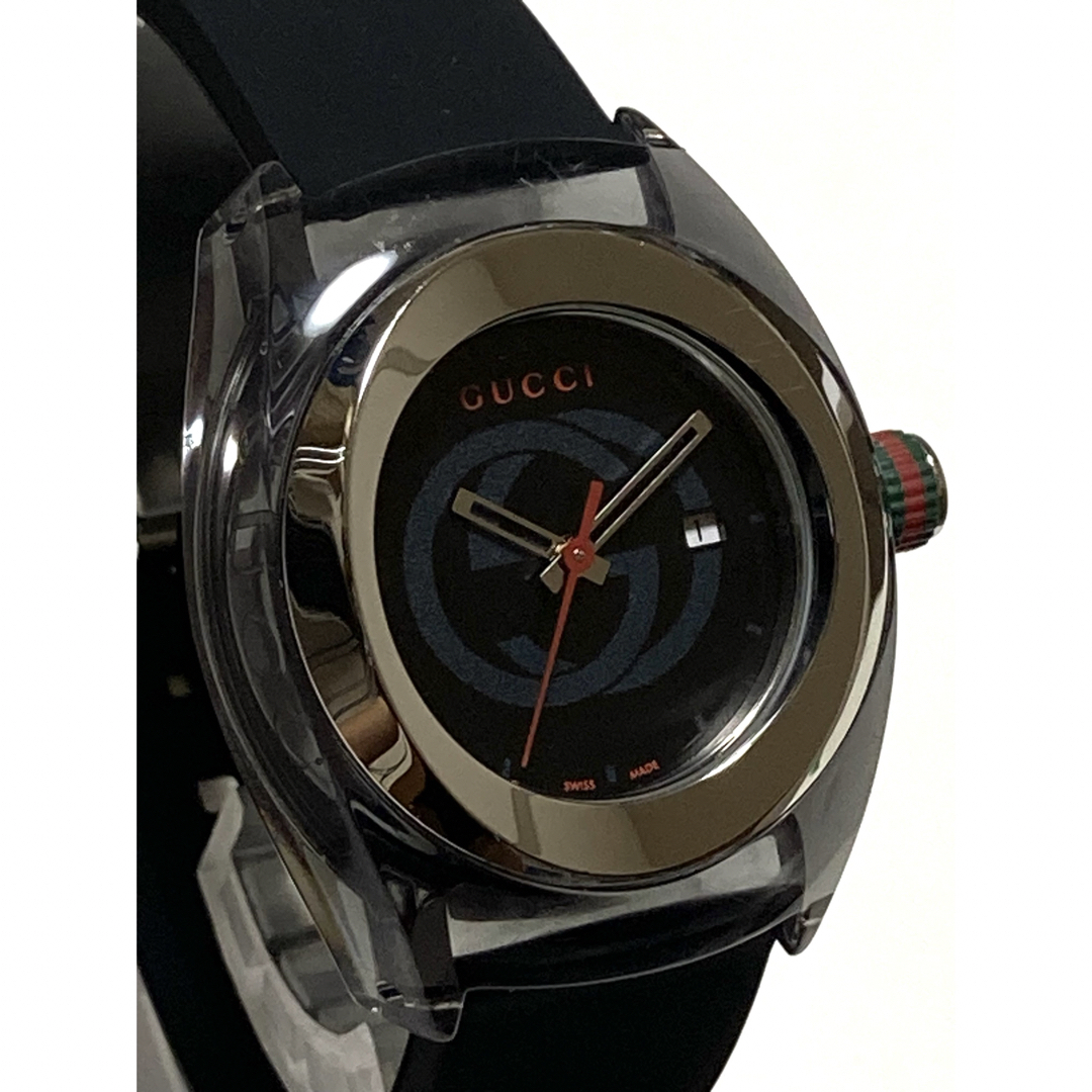 美品! GUCCI グッチ SYNC シンク ボーイズサイズ 男女兼用 腕時計 美品! GUCCI グッチ SYNC シンク ボーイズサイズ 男女兼用 腕時計