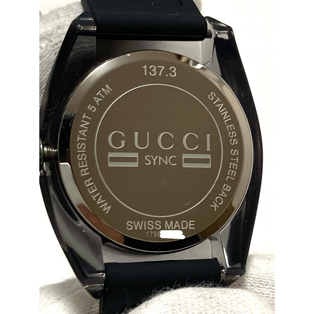 美品! GUCCI グッチ SYNC シンク ボーイズサイズ 男女兼用 腕時計 美品! GUCCI グッチ SYNC シンク ボーイズサイズ 男女兼用 腕時計