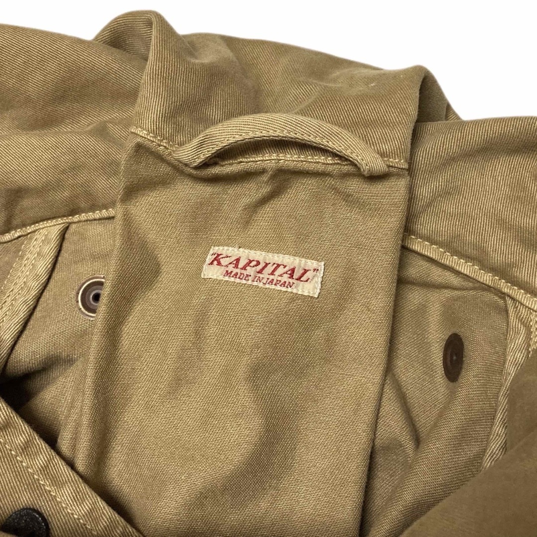 KAPITAL◇KAPITAL◇/3/かつらぎ起毛リングコート/カーキ/|Lサイズ KAPITAL◇KAPITAL◇/3/かつらぎ起毛リングコート/カーキ/|Lサイズ