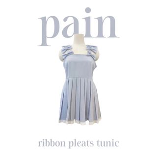 lilLilly - lilLilly フリルデニムワンピース pain リルリリーの lilLilly - lilLilly フリルデニムワンピース pain リルリリーの