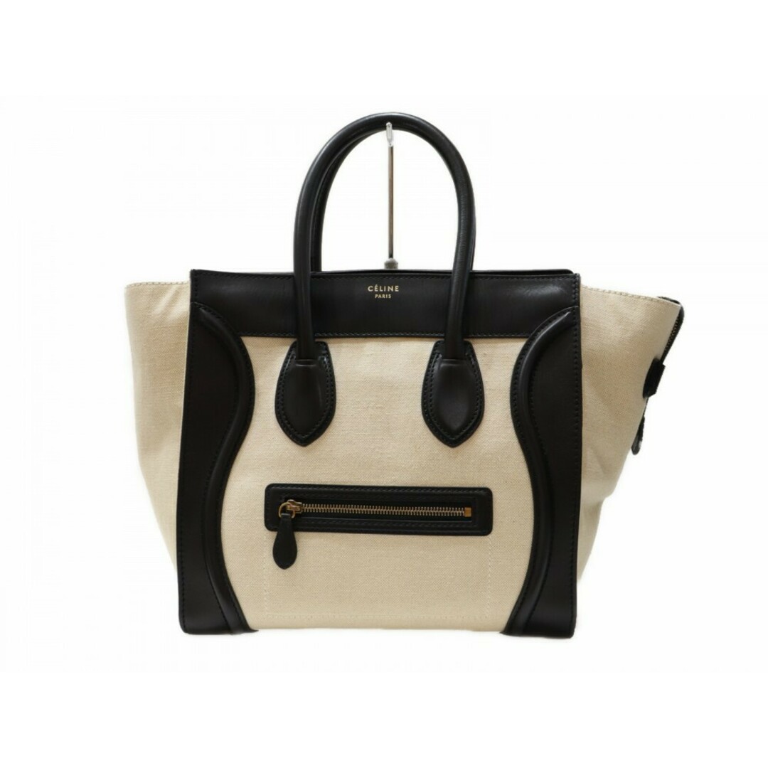 CELINE セリーヌ ラゲージミニ キャンバス×レザー ベージュ CELINE セリーヌ ラゲージミニ キャンバス×レザー ベージュ