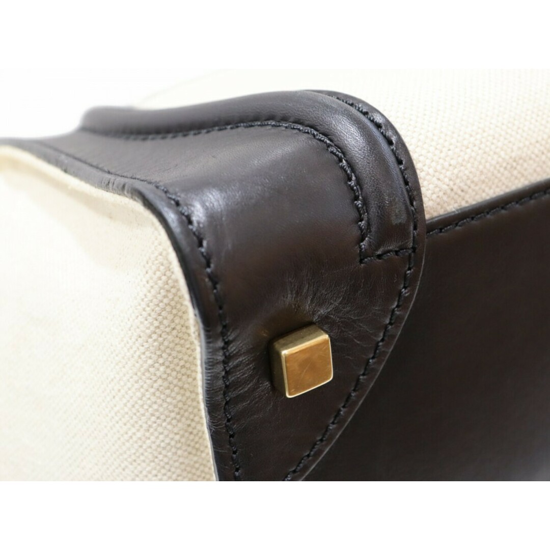 CELINE セリーヌ ラゲージミニ キャンバス×レザー ベージュ CELINE セリーヌ ラゲージミニ キャンバス×レザー ベージュ