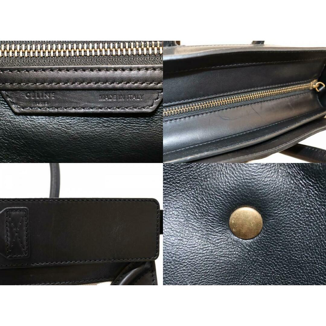CELINE セリーヌ ラゲージミニ キャンバス×レザー ベージュ CELINE セリーヌ ラゲージミニ キャンバス×レザー ベージュ