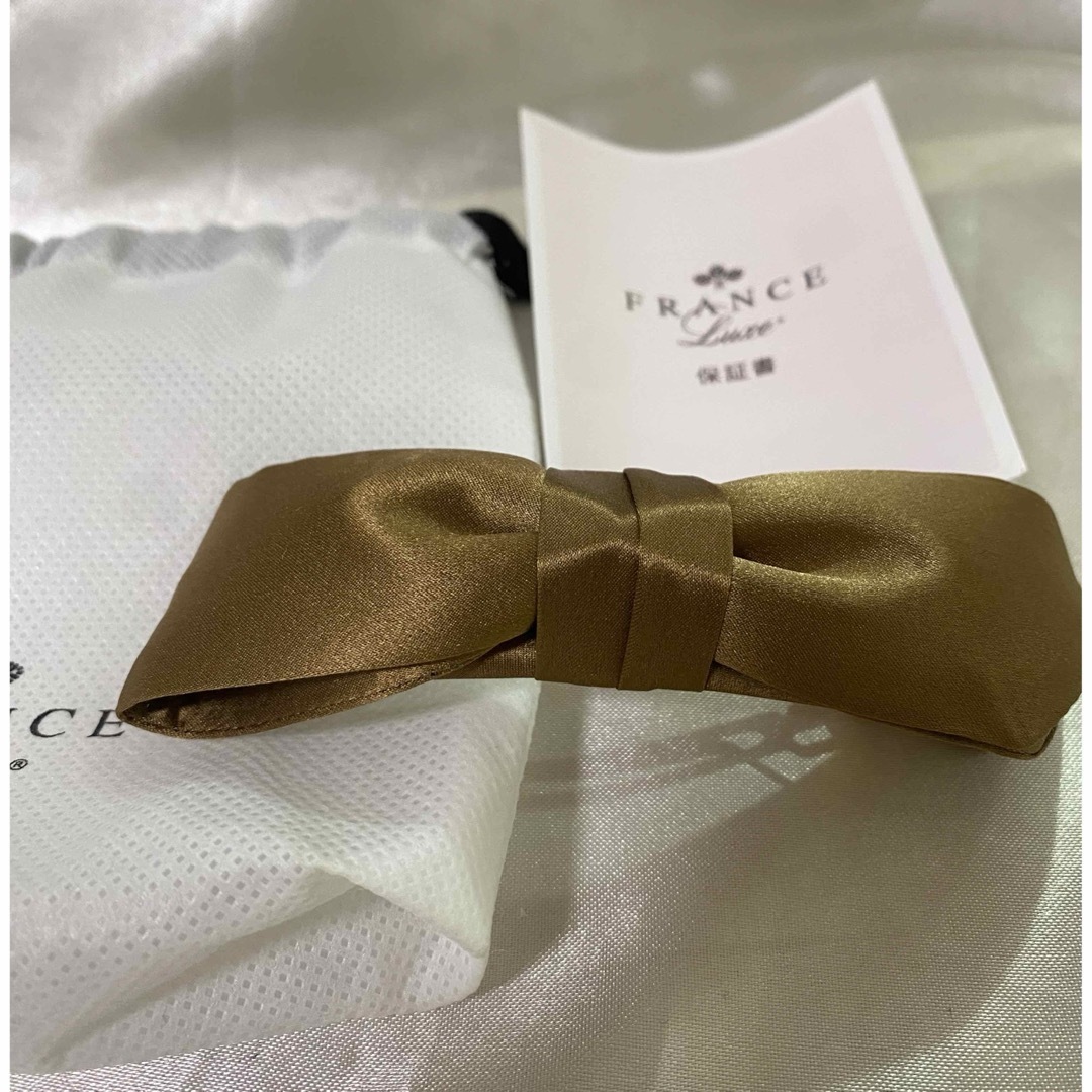 france luxe バミューダ ボウ ボリューム バレッタ ブラウン france luxe バミューダ ボウ ボリューム バレッタ ブラウン